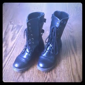 Black Combat Boots